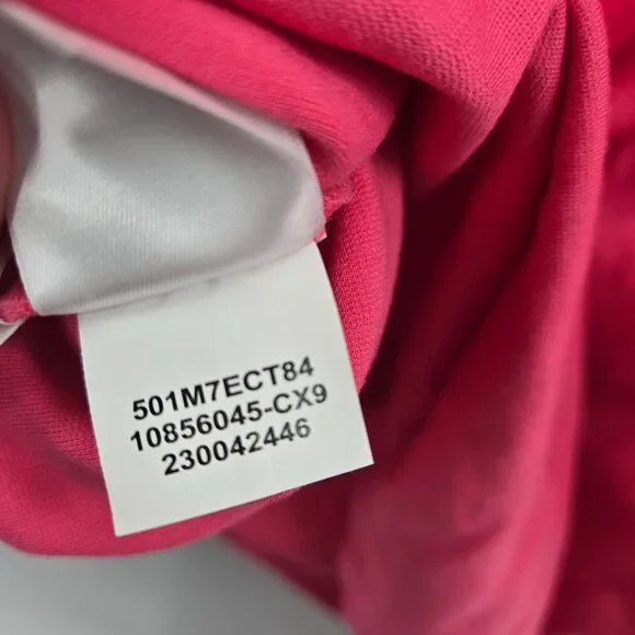 Anne Klein Hot Pink Off Shoulder Puff Sleeved Top Medium - Picture 13 of 14